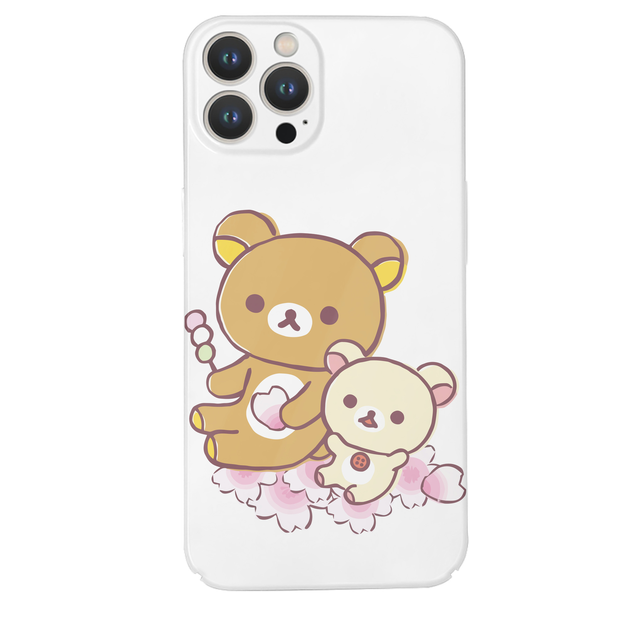 （画像用） リラックマ リラックマ キイロイトリ Rilakkuma Korilakkuma Kiiroitori 【iPhone 14シリーズ対応】ハードケース